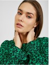 Orsay Čierno-zelená dámska kvetovaná blúzka ORSAY