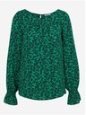 Orsay Čierno-zelená dámska kvetovaná blúzka ORSAY