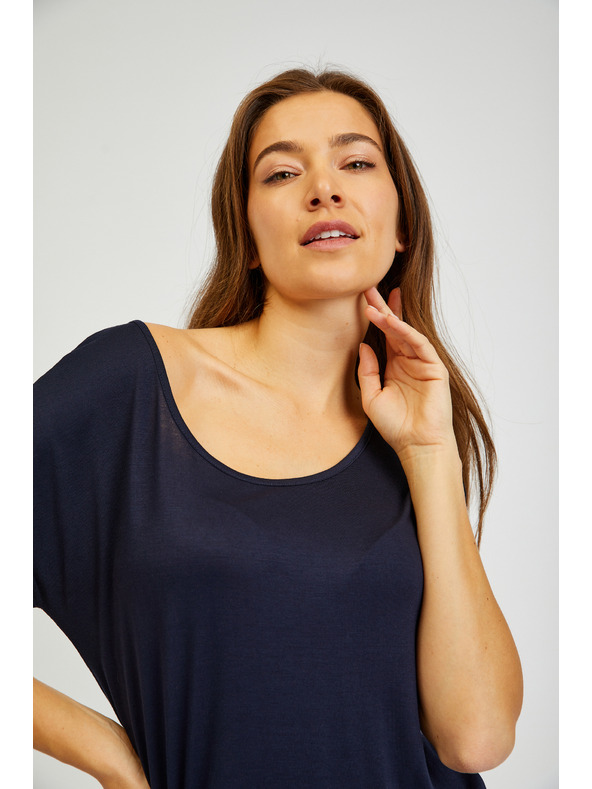 Sam 73 Tmavomodré dámske základné šaty SAM73 Corvus