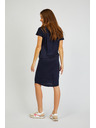 Sam 73 Tmavomodré dámske základné šaty SAM73 Corvus