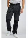Sam 73 Čiernošedé pánske nohavice s odopínateľnou nohavicou SAM73 Walter