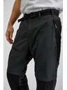 Sam 73 Čiernošedé pánske nohavice s odopínateľnou nohavicou SAM73 Walter