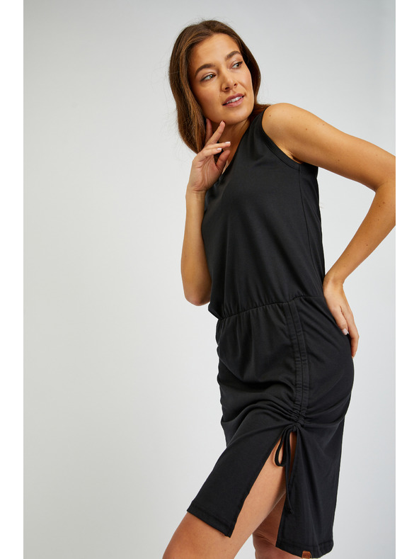 Sam 73 Čierne dámske základné šaty SAM73 Indus