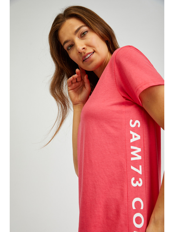 Sam 73 Koralové dámske letné šaty SAM73 Delphinus