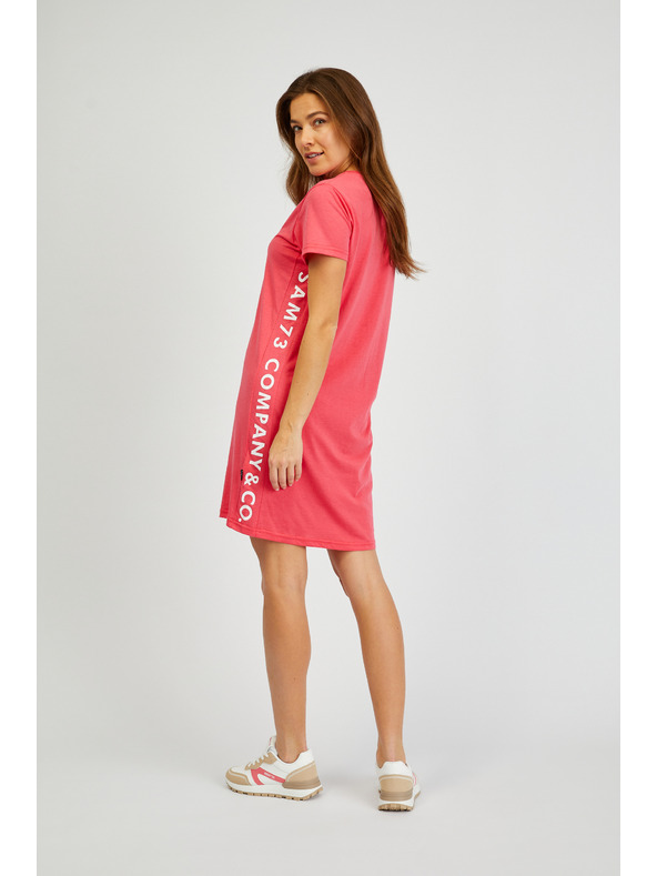 Sam 73 Koralové dámske letné šaty SAM73 Delphinus