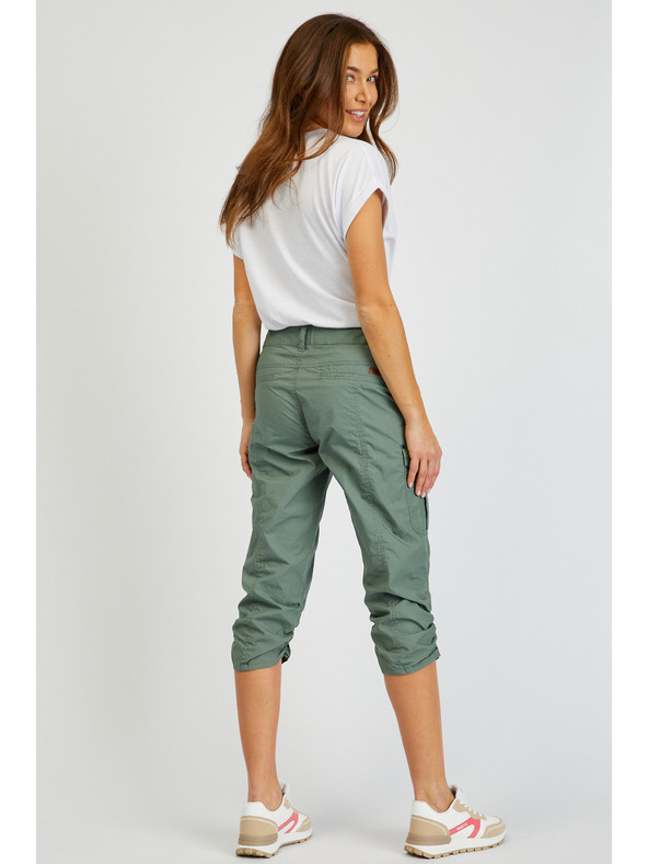 Sam 73 Zelené dámske trojštvrťové nohavice SAM73 Fornax