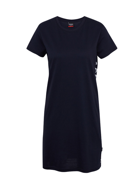 Sam 73 Tmavomodré dámske letné šaty SAM73 Delphinus