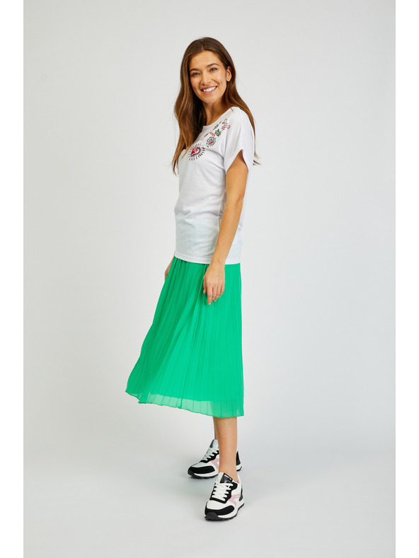 Sam 73 Biele dámske tričko s potlačou SAM73 Bootes