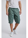 Sam 73 Zelené pánske bavlnené šortky SAM73 Cygnus