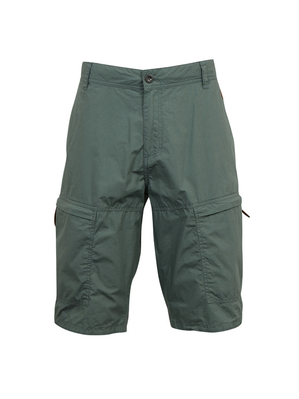 Sam 73 Zelené pánske bavlnené šortky SAM73 Cygnus