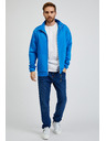 Sam 73 Modrá pánska mikina na zips SAM73 Stephen