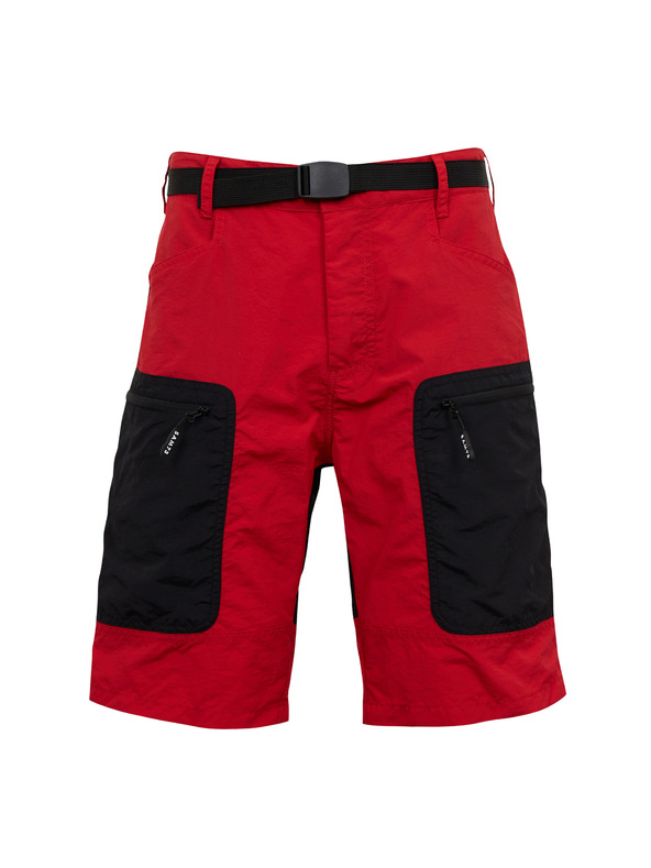Sam 73 Čierno-červené pánske šortky SAM73 Andalusit