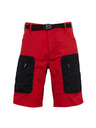 Sam 73 Čierno-červené pánske šortky SAM73 Andalusit