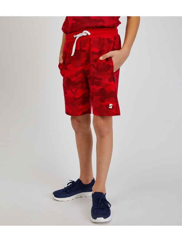 Sam 73 Červené chlapčenské vojenské tepláky SAM73 Jerem