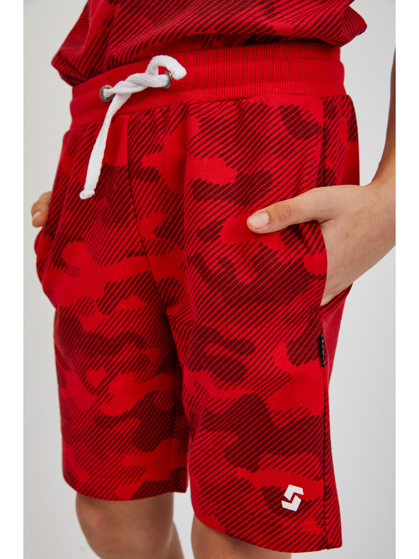 Sam 73 Červené chlapčenské vojenské tepláky SAM73 Jerem