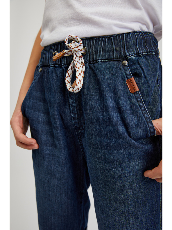 Sam 73 SAM73 Robert tmavomodré chlapčenské džínsové šortky