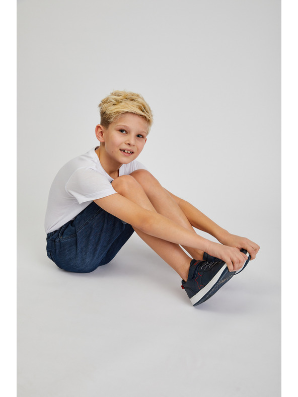 Sam 73 SAM73 Robert tmavomodré chlapčenské džínsové šortky