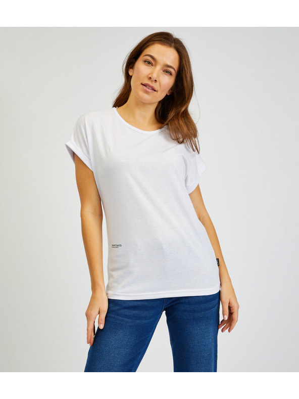 Sam 73 Biele dámske tričko SAM73 Dorado