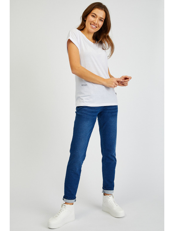 Sam 73 Biele dámske tričko SAM73 Dorado