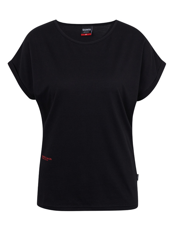 Sam 73 Čierne dámske tričko SAM73 Dorado