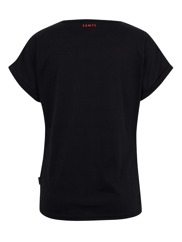 Sam 73 Čierne dámske tričko SAM73 Dorado