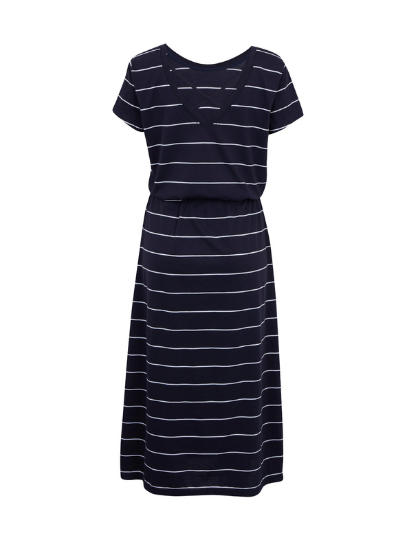 Sam 73 Tmavomodré dámske pruhované šaty SAM73 Columba