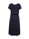 Sam 73 Tmavomodré dámske pruhované šaty SAM73 Columba