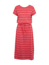 Sam 73 Červené dámske pruhované šaty SAM73 Columba