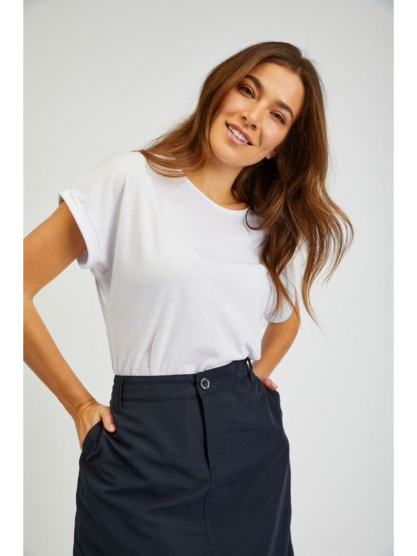 Sam 73 Tmavomodrá dámska sukňa SAM 73 Reticulum