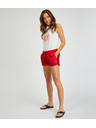 Sam 73 Červené dámske vzorované šortky SAM 73 Pisces
