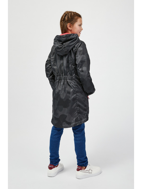 Sam 73 Tmavosivá dievčenská vojenská parka SAM73 Tepa