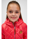 Sam 73 Koralová dievčenská prešívaná bunda SAM 73 Brisa