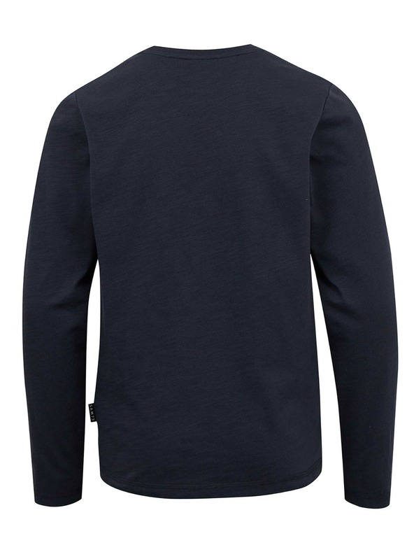 Sam 73 Tmavomodré chlapčenské tričko s dlhým rukávom SAM 73 Celdor