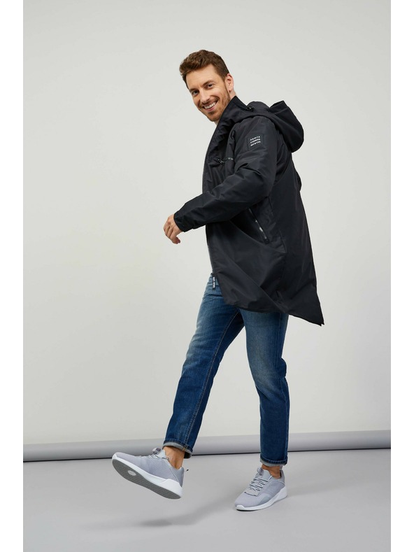 Sam 73 Čierna pánska bunda SAM 73 Cyril