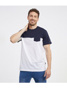 Sam 73 Modro-biele pánske tričko SAM 73 Sirius