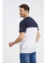 Sam 73 Modro-biele pánske tričko SAM 73 Sirius