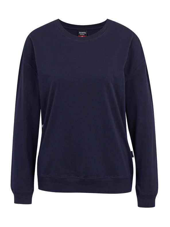 Sam 73 Tmavomodré dámske tričko s dlhým rukávom SAM 73 Sharma