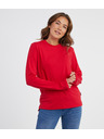 Sam 73 Červené dámske tričko s dlhým rukávom SAM 73 Zira