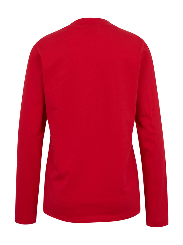 Sam 73 Červené dámske tričko s dlhým rukávom SAM 73 Zira