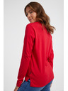 Sam 73 Červené dámske tričko s dlhým rukávom SAM 73 Zira