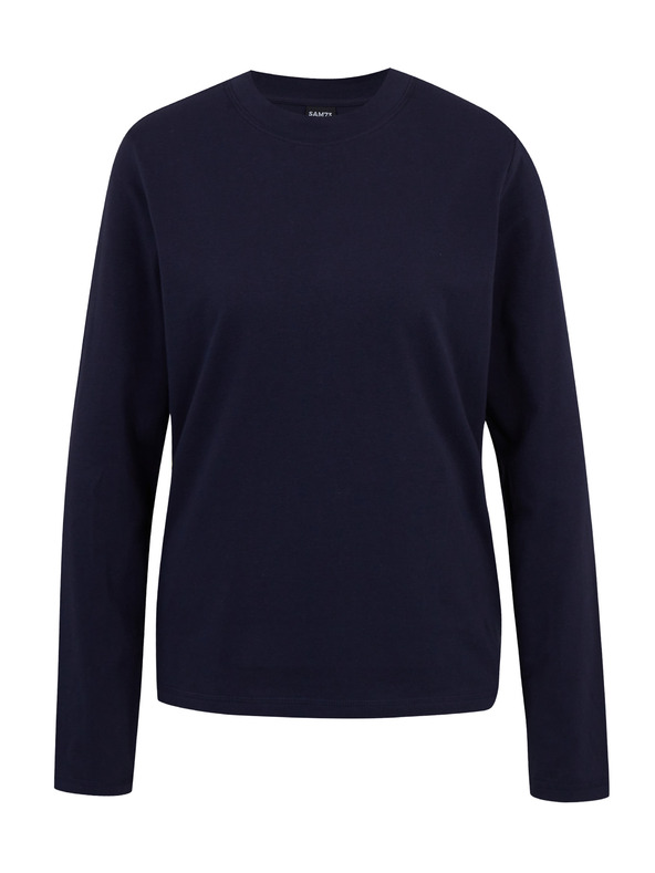 Sam 73 Tmavomodré dámske tričko s dlhým rukávom SAM 73 Zira