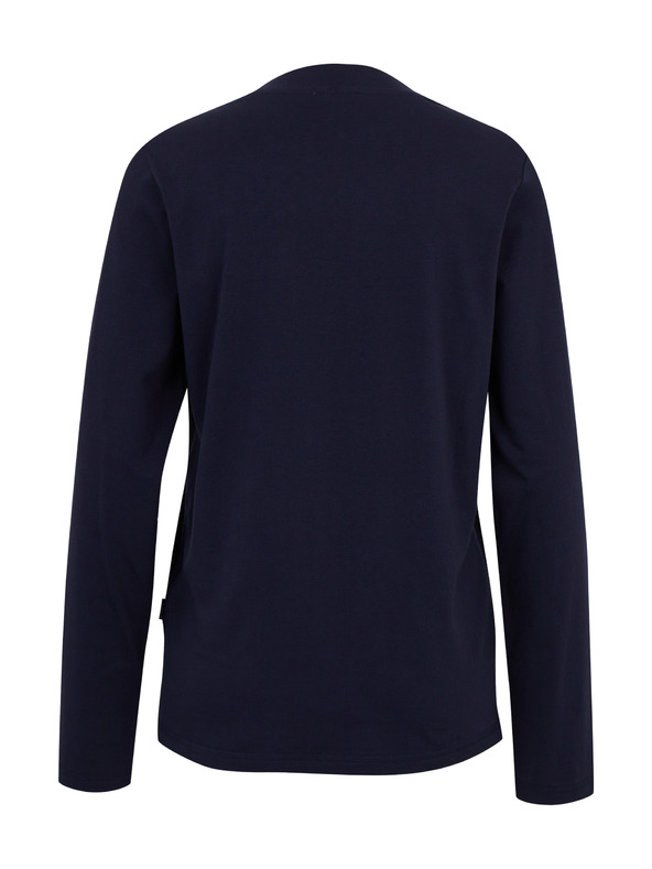 Sam 73 Tmavomodré dámske tričko s dlhým rukávom SAM 73 Zira