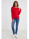 Sam 73 Červené dámske tričko s dlhým rukávom SAM 73 Patty