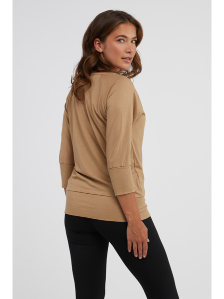 Sam 73 Svetlohnedé dámske tričko SAM 73 Selma