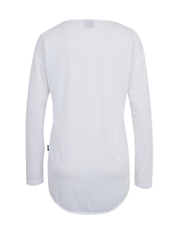 Sam 73 Biele dámske tričko s dlhým rukávom SAM 73 Sherri