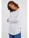 Sam 73 Biele dámske tričko s dlhým rukávom SAM 73 Sherri