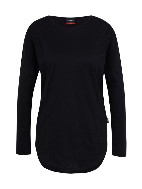 Sam 73 Čierne dámske tričko s dlhým rukávom SAM 73 Sherri