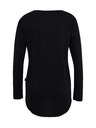 Sam 73 Čierne dámske tričko s dlhým rukávom SAM 73 Sherri