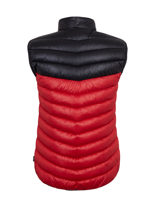 Sam 73 Čierno-červená pánska prešívaná vesta SAM 73 Potter