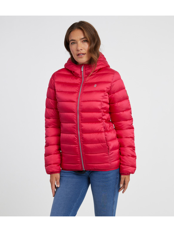 Sam 73 Tmavoružová dámska prešívaná bunda SAM 73 Sid